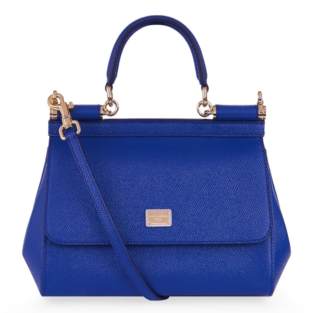 Dolce & Gabbana Medium Sicily Leather Top-Handle Bag SOLD
